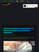 LTC Price Prediction: Targeting $91-93 Recovery Despite Current Bearish Momentum - Blockchain.News