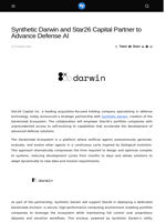 Synthetic Darwin and Star26 Capital Partner to Advance Defense AI - Visionary Financial