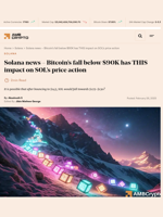 Solana news - Bitcoin's fall below $90K has THIS impact on SOL's price action - AMBCrypto