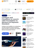 Coinbase and Cloudflare to Launch x402 Foundation to Advance AI Payment Standard – Featured Bitcoin News