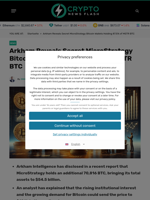 Arkham Reveals Secret MicroStrategy Bitcoin Wallets Holding 87.5% of MSTR BTC
