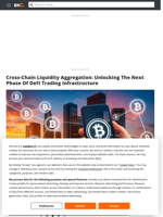 Cross-Chain Liquidity Aggregation: Unlocking The Next Phase Of DeFi Trading Infrastructure