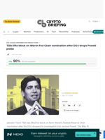 Tillis lifts block on Warsh Fed Chair nomination after DOJ drops Powell probe