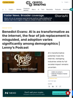 Benedict Evans: AI is as transformative as the internet, the fear of job replacement is misguided, and adoption varies significantly among demographics | Lenny's Podcast