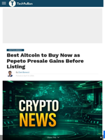 Best Altcoin to Buy Now as Pepeto Presale Gains Before Listing - TechBullion