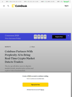 Coinbase (COIN) Partners With Perplexity AI to Bring Real-Time Crypto Market Data to Traders