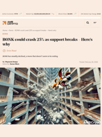 BONK could crash 25% as support breaks - Here’s why - AMBCrypto