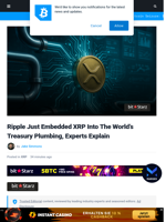 Ripple Just Embedded XRP Into The World’s Treasury Plumbing