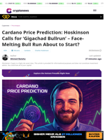 Cardano Price Prediction: Hoskinson Teases ‘Gigachad’ Bull Run