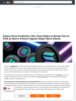 Solana Price Prediction: SOL Faces Make-or-Break Test at $150 as Macro Pattern Signals Major Move Ahead - Brave New Coin