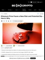 Ethereum Price Faces a New Risk and Potential Drop Below $2K