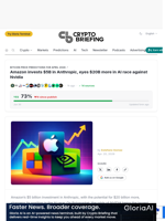 Amazon invests $5B in Anthropic, eyes $20B more in AI race against Nvidia