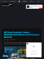 APT Price Prediction: Targets $2.10-$2.43 by February Amid Technical Recovery - Blockchain.News