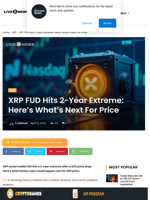 XRP FUD Hits 2-Year Extreme: Here's What's Next For Price | Live Bitcoin News