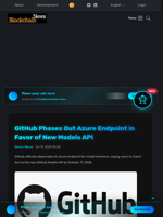 GitHub Phases Out Azure Endpoint in Favor of New Models API - Blockchain.News