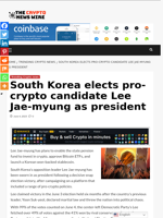 South Korea elects pro-crypto candidate Lee Jae-myung as president - The Crypto News Wire