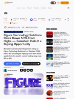 Figure Technology Solutions Stock Down 60% From Highs — Bernstein Calls It a Buying Opportunity – Crypto News Bitcoin News