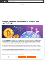Pump.fun Spends $62 Million on Token Buybacks Amid Legal Challenges - Brave New Coin