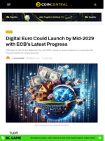 Digital Euro Could Launch by Mid-2029 with ECB’s Latest Progress