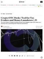 Crypto OTC Desks ‘Tool for Tax Evaders and Money Launderers’: J5 - Decrypt