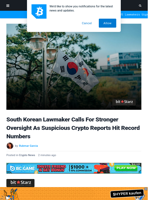 South Korea's Suspicious Crypto Reports Double In 2025