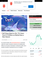 DeFi Roars Back to Life: TVL Soars Past $178 Billion as Market Eyes a New Season - NullTX