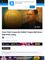 Peter Thiel’s Crypto Bet ‘Bullish’ Targets Wall Street With NYSE Listing | Bitcoinist.com