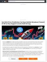 Sui (SUI) Price Prediction: Sui Eyes Bullish Breakout Toward $7.60 as Key Support Levels Hold Strong - Brave New Coin