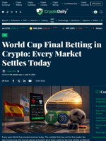 World Cup Final Betting in Crypto: Every Market Settles Today - Crypto Daily