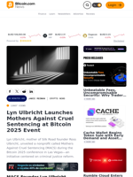Lyn Ulbricht Launches Mothers Against Cruel Sentencing at Bitcoin 2025 Event – Crypto News Bitcoin News