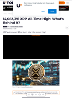 14,083,391 XRP All-Time High: What's Behind It?