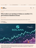 Why traders are turning to Solana as another U.S. government shutdown looms - AMBCrypto