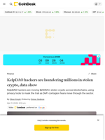 The KelpDAO thieves just moved $175 million as the laundering process begins