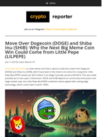 Move Over Dogecoin (DOGE) and Shiba Inu (SHIB): Why the Next Big Meme Coin Win Could Come from Little Pepe (LILPEPE)