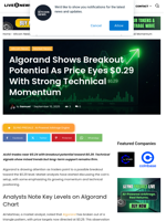 Algorand Shows Breakout Potential