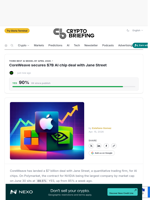 CoreWeave secures $7B AI chip deal with Jane Street