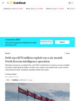 Drift says $270 million exploit was a six-month North Korean intelligence operation