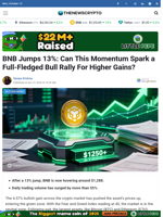 BNB Jumps 13%: Can This Momentum Spark a Full-Fledged Bull Rally For Higher Gains?