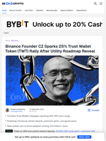 Binance’s CZ Ignites 25% Trust Wallet Token Rally