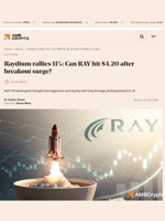 Raydium rallies 11%: Can RAY hit $4.20 after breakout surge? - AMBCrypto