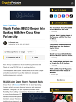 Ripple Pushes RLUSD Deeper Into Banking With New Cross River Partnership