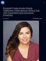 Elizabeth Fraley Kinder Ready Celebrates International Literacy Day with Expanded Early Education Initiatives. | Visionary Financial