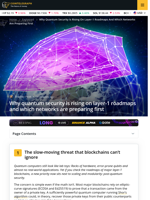 Quantum Security Lands on Layer-1 Roadmaps: Who’s Preparing First?