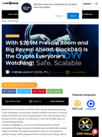With $269M Presale Boom and Big Reveal Ahead, BlockDAG Is the Crypto Everyone’s Watching! | Live Bitcoin News