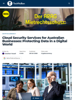 Cloud Security Services for Australian Businesses: Protecting Data in a Digital World - TechBullion