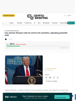 Iran adviser Rezaee calls for end to US ceasefire, signaling potential shift