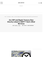 Are XRP and Ripple Treasury Now Directly Linked to SWIFT? Here’s What We Know