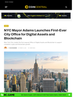 NYC Mayor Adams Launches First-Ever City Office for Digital