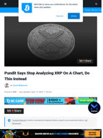 Pundit Says Stop Analyzing XRP On A Chart, Do This Instead | Bitcoinist.com