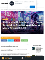 XLM Holds Key Support, Eyes Move Toward $0.53